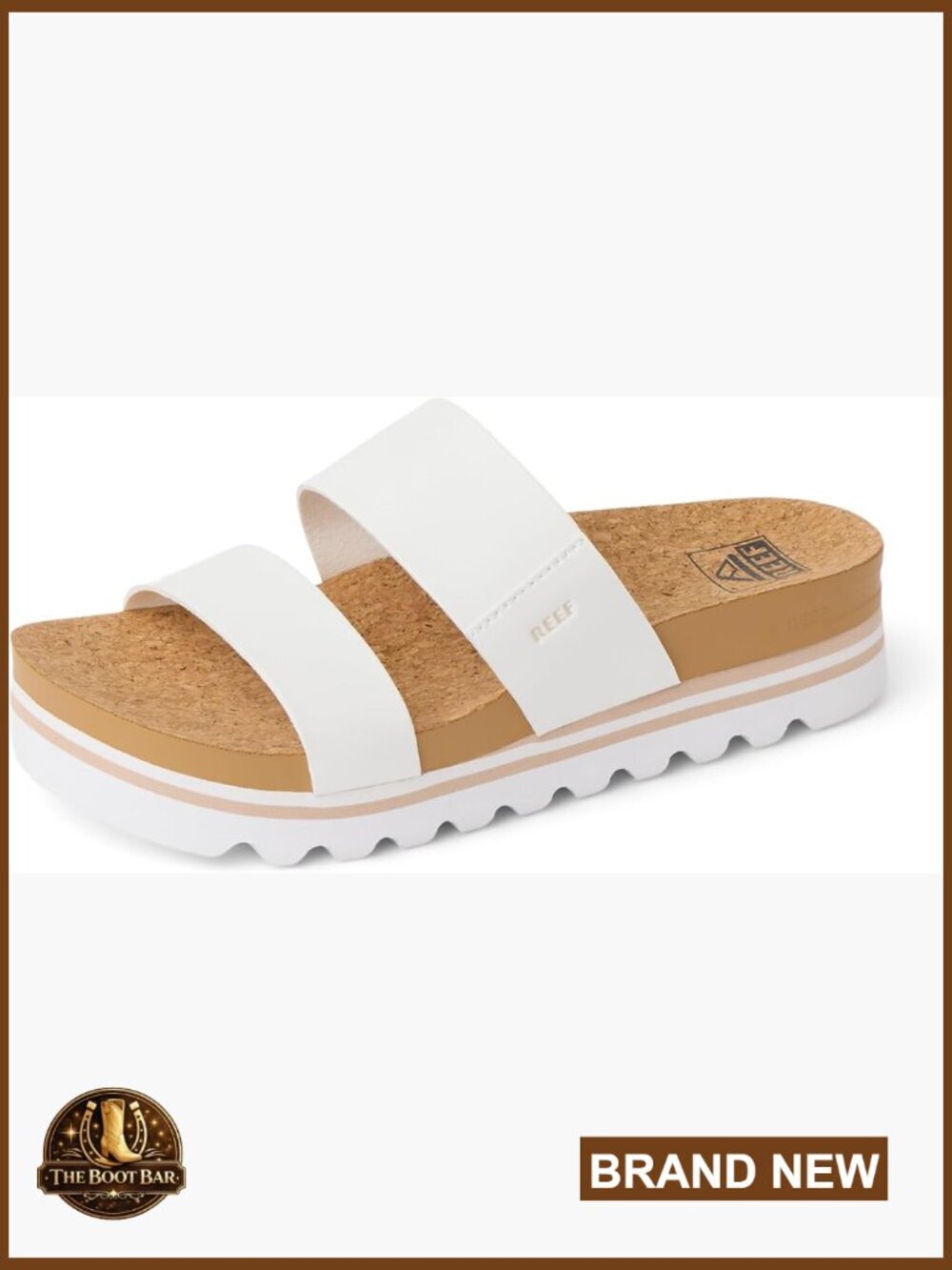 Women's Platform Sandal with Arch Support and Cushion Footbed